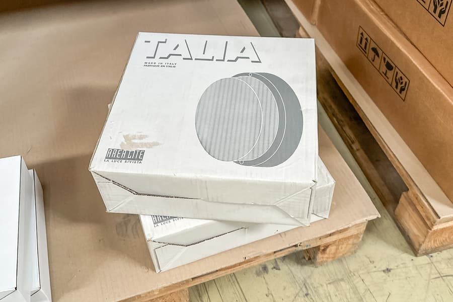 Wandleuchte Aera Lite TALIA PLAF. E27 ANELLO ARGENTO